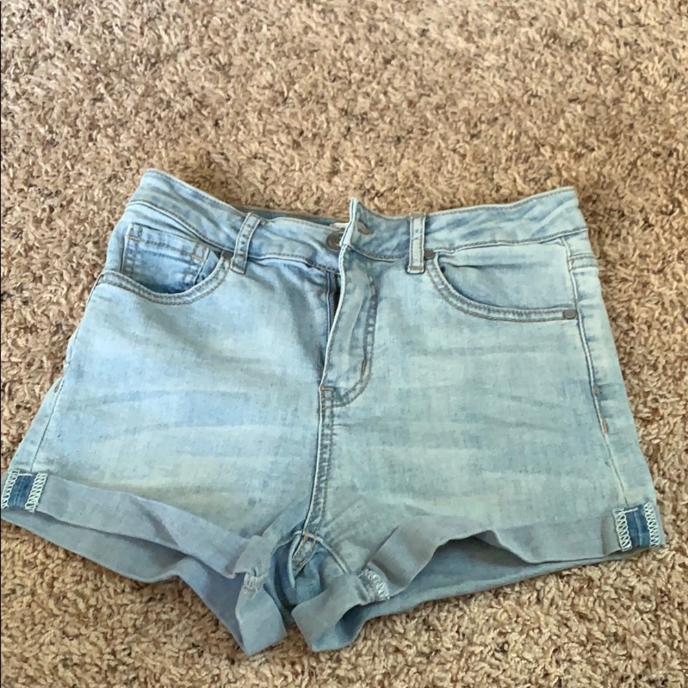 Denim shorts from Tilly’s